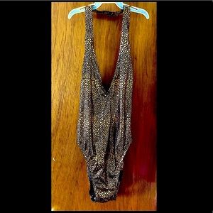 Carabella Metallic Bronze One-Piece